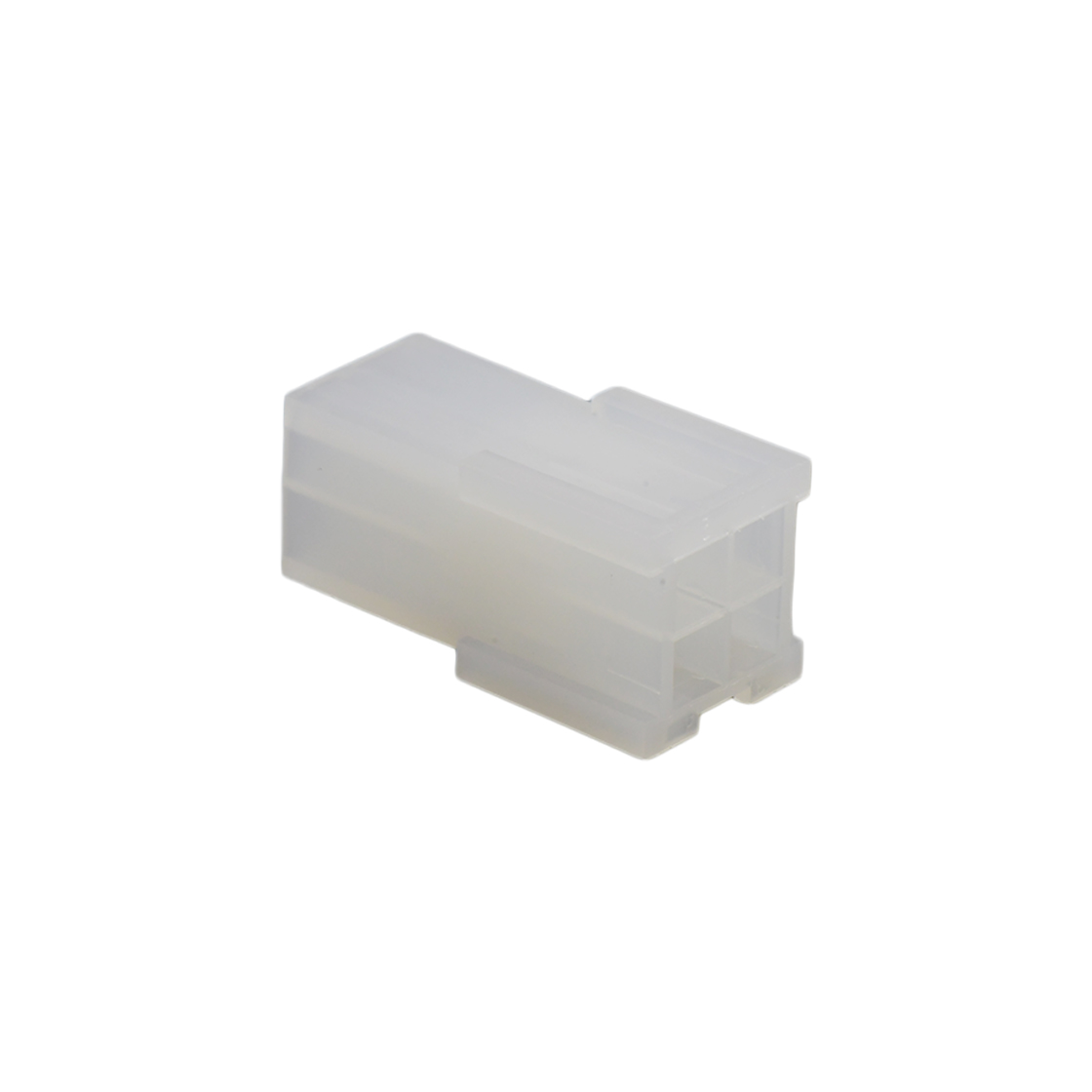 Pitch 4.20mm Female 双排 Housing 无耳 2X2Pin 本色 PA66,94V-2